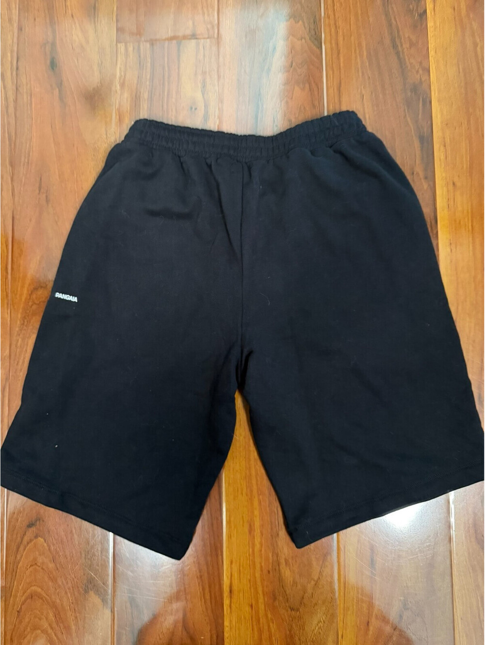 NWT Pangaia Men's Black Fleece Athletic Shorts SZ S Drawstring Waist Pockets